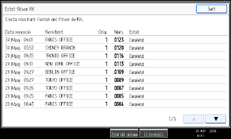 Il·lustració de la pantalla del panell d'operacions