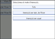 Il·lustració de la pantalla del panell d'operacions