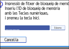 Il·lustraci&oacute; de la pantalla del panell d'operacions