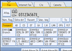 Il·lustració de la pantalla del panell d'operacions