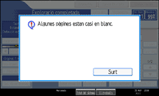 Il·lustració de la pantalla del panell d'operacions