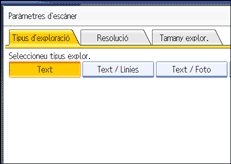 Il·lustració de la pantalla del panell d'operacions