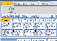 Il·lustració de la pantalla del panell d'operacions