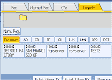 Il·lustració de la pantalla del panell d'operacions