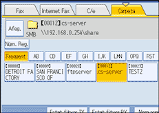 Il·lustració de la pantalla del panell d'operacions