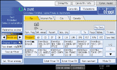 Il·lustració de la pantalla del panell d'operacions
