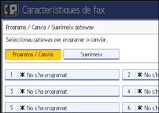 Il·lustració de la pantalla del panell d'operacions