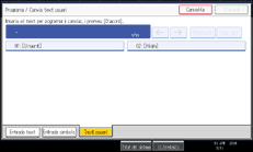 Il·lustració de pantalla del panell d'operacions