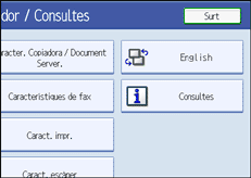Il·lustració de pantalla del panell d'operacions