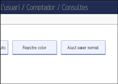 Il·lustració de pantalla del panell d'operacions