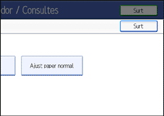 Il·lustració de pantalla del panell d'operacions