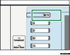 Il·lustració de la tecla Eines d'usuari/Comptador