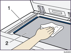 Il·lustració del cristall d'exposició de la il·lustració numerada