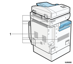 Il·lustració de la unitat principal numerada com a il·lustració de crida