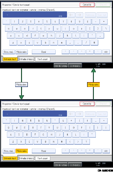 Il·lustració de les tecles