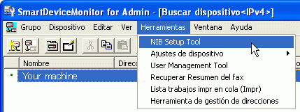 Il·lustració de la pantalla de l'aplicació