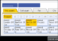 il·lustració de la pantalla del panell de control