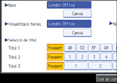 Il·lustració de la pantalla del panell de control