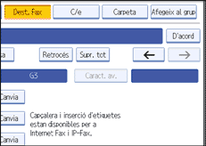 Il·lustració de la pantalla del panell de control
