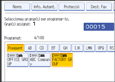 Il·lustració de la pantalla del panell de control