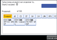 Il·lustració de la pantalla del panell de control