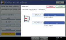 Il·lustració de la pantalla del panell d'operacions