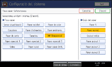Il·lustraci&oacute; de la pantalla del panell d'operacions