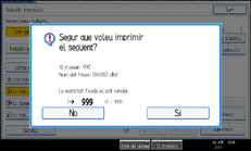 Il·lustració de la pantalla del panell d'operacions