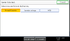 Il·lustració de la pantalla del panell d'operacions
