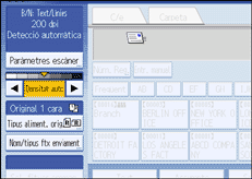 Il·lustració de la pantalla del panell d'operacions