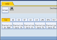 Il·lustració de la pantalla del panell d'operacions
