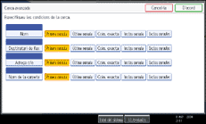 Il·lustració de la pantalla del panell d'operacions