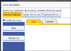 Il·lustració de la pantalla del panell d'operacions