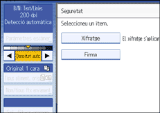 Il·lustració de la pantalla del panell d'operacions