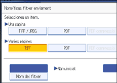 Il·lustració de la pantalla del panell d'operacions
