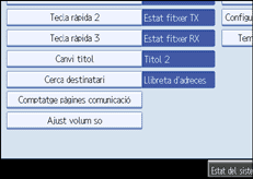 Il·lustració de la pantalla del panell d'operacions