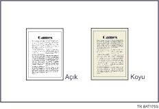 Görüntü özelliklerini ayarlamanın resmi