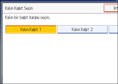 İşlem paneli ekranının gösterimi