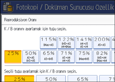 İşlem paneli ekranının gösterimi
