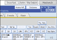 İşlem paneli ekran çizimi