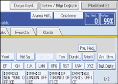 İşlem paneli ekran çizimi