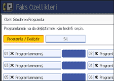İşlem paneli ekran çizimi