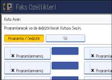 İşlem paneli ekran çizimi