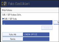 İşlem paneli ekran çizimi