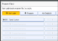 İşlem paneli ekran çizimi