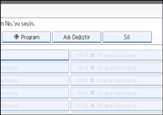 İşlem paneli ekran çizimi