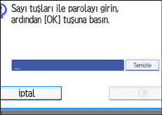 İşlem paneli ekran çizimi