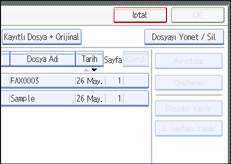 İşlem paneli ekran çizimi
