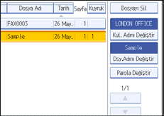 İşlem paneli ekran çizimi