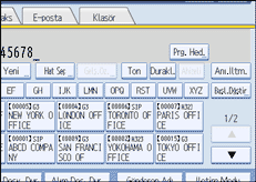 İşlem paneli ekran çizimi